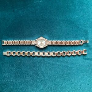 Stainless Steel Watch and bracelet set